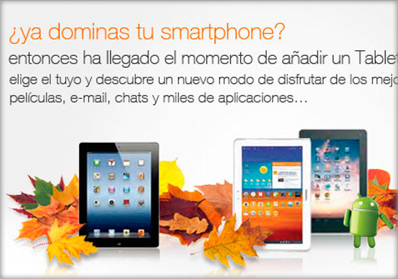 Creatividad para la tienda de Orange.